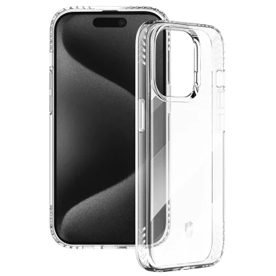 FORCECASE Coque renforc&eacute;e  iPhone 15 Pro Max - Transparent