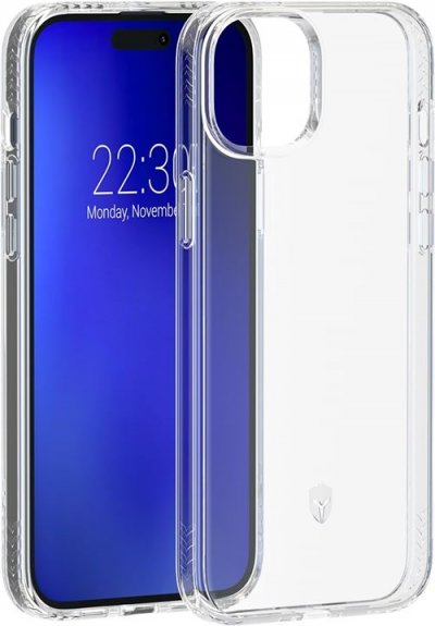 FORCECASE Coque renforc&eacute;e  iPhone 15 - Transparent