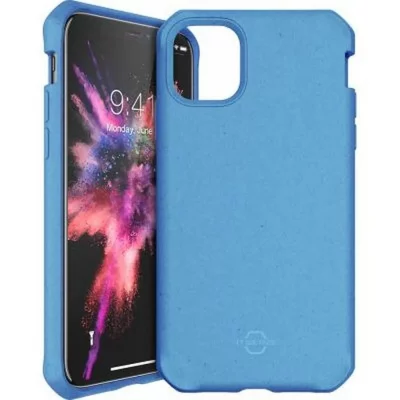 ITSKINS Coque Renforc&eacute;e iPhone 11 Feronia Bio Terra Bleue  - Neuf