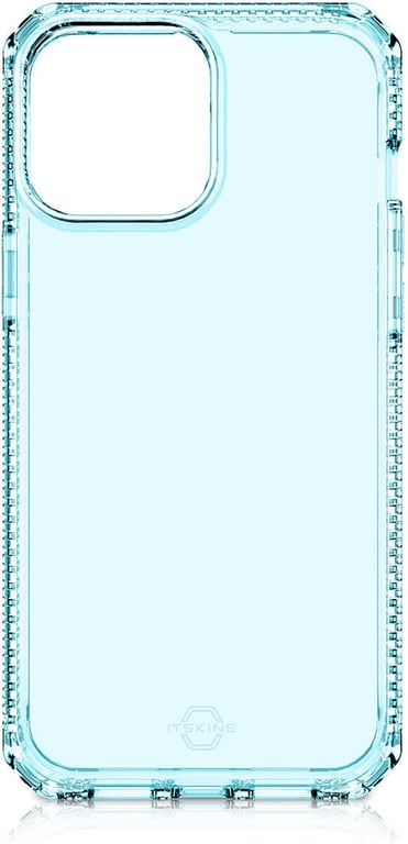 ITSKINS Coque Renforc&eacute;e iPhone 13 Pro Max Spectrum Clear Bleue  - Neuf