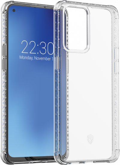 FORCE CASE Coque renforc&eacute;e oppo find x5 lite air garantie &agrave; vie transparente
