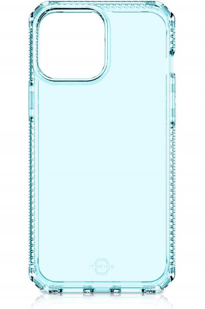 ITSKINS Coque renforc&eacute;e pour iPhone 13  Spectrum Clear Bleu