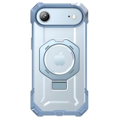 SUPCASE Coque Renforc&eacute;e pour iPhone Air S&eacute;rie Unicorn Beetle Grip avec B&eacute;quille Bleu clair