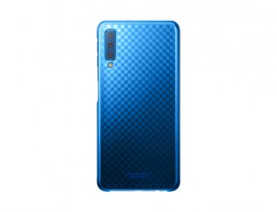 SAMSUNG Coque rigide bleue et transparente Evolution  pour Galaxy A7