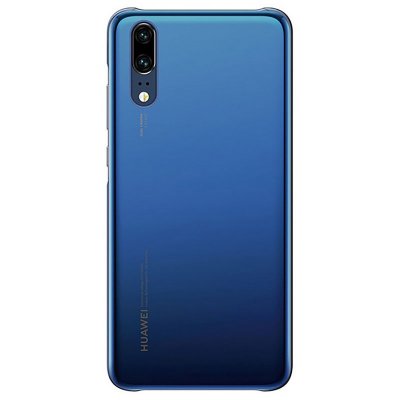 HUAWEI Coque rigide bleue translucide  pour p20