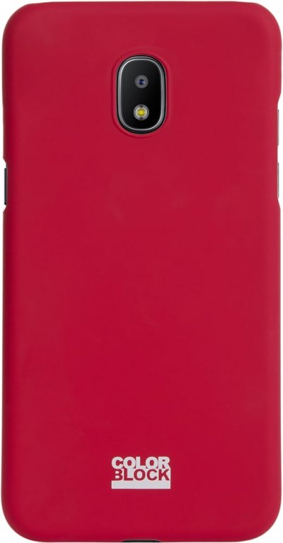BIGBEN CONNECTED Coque rigide rouge Colorblock pour Samsung Galaxy J5 J530 2017 - Neuf