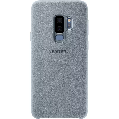 SAMSUNG Coque rigide  ef-xg965al en alcantara gris pour galaxy s9+