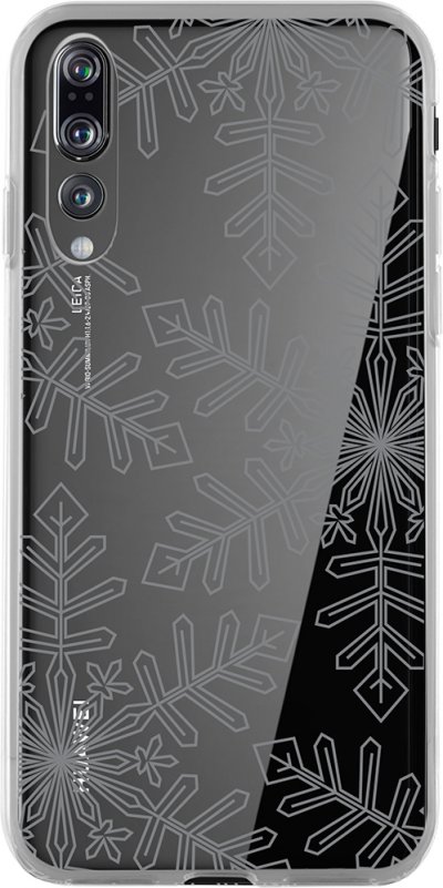 BIGBEN CONNECTED Coque rigide transparente Flocons de Neige pour Huawei P20 Pro - Neuf