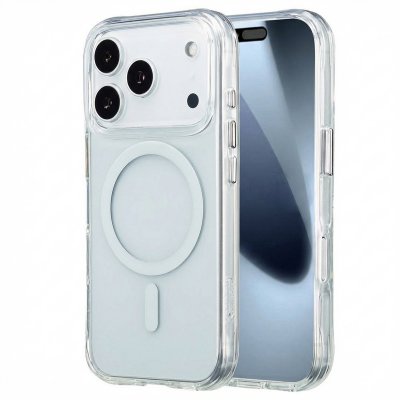 IMOSHION Coque Rugged Air MagSafe pour iPhone 17 Pro - Transparent