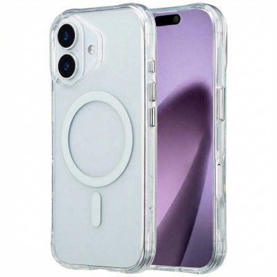 IMOSHION Coque Rugged Air MagSafe pour iPhone 17 - Transparent