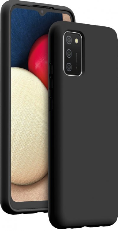 BIG BEN Coque Samsung G A03s Silicone SoftTouch Noire Bigben - Neuf