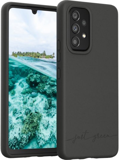 BIGBEN CONNECTED Coque Samsung G A53 5G Natura Noire - Eco-con&ccedil;ue Just Green - Neuf