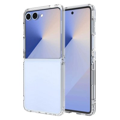ACCEZZ Coque Samsung Galaxy Z Flip 7 antichoc Housse Transparent 