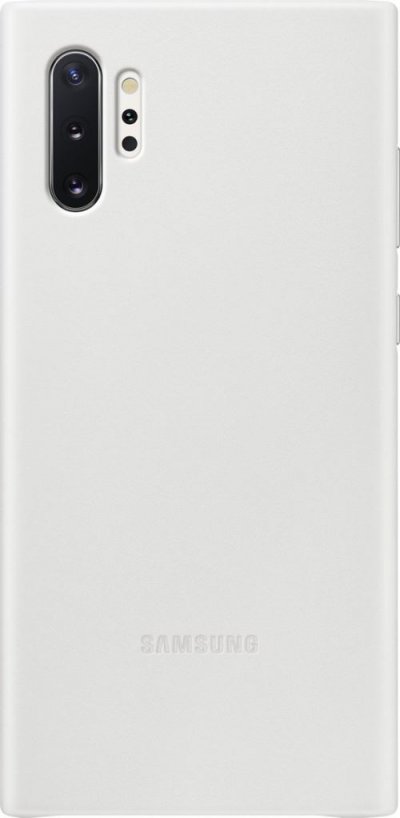 SAMSUNG Coque  Note 10+ Cuir blanc