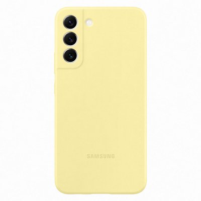 SAMSUNG Coque  S22+ Silicone jaune 