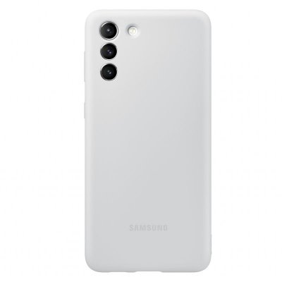 SAMSUNG Coque   S21+ Silicone gris 