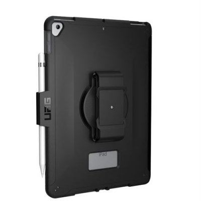 UAG Coque Scout Handstrap compatible iPad 10.2 (2019/20/21 - 7/8/9th gen) Polybag-NOIR