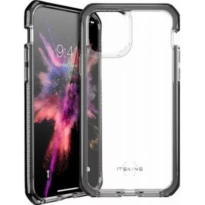 ITSKINS Coque semi-rigide  Spectrum noire fum&eacute; pour iPhone 11 Pro Max