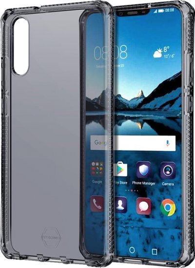 ITSKINS Coque semi-rigide  Spectrum noire translucide pour Huawei P20