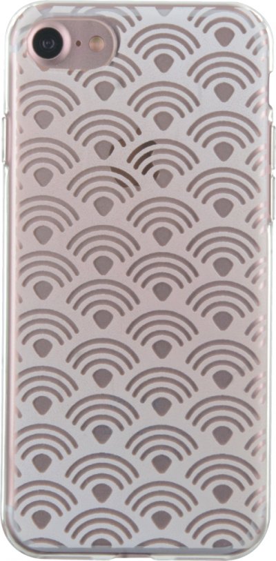 BIGBEN CONNECTED Coque semi-rigide transparente motifs arabesques pour iPhone SE (2020)/8/7 - Neuf