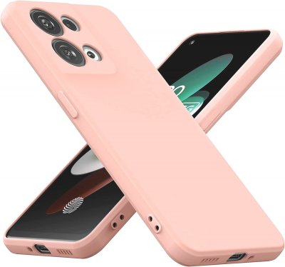 LITTLE BOUTIK Coque Silicone Couleur Rose Pour Oppo Reno 8 5g &reg;