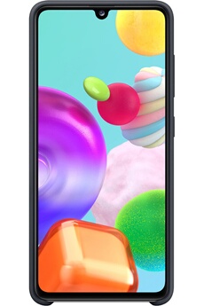 SAMSUNG Coque Silicone pour  A41 Noir