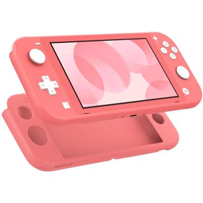 PHONILLICO Coque Silicone Rose Compatible avec Nintendo Switch Lite -