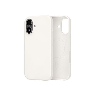 WEFIX Coque Silicone  MagSafe Blanc pour iPhone 17