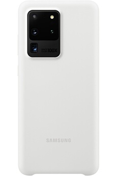SAMSUNG Coque smartphone EF-PG988TW Coque Silicone Blanc G S20 U