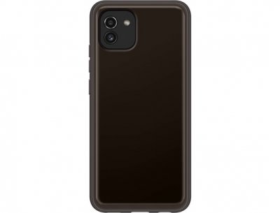 SAMSUNG Coque smartphone EF-QA036TB Coque noir Galaxy A03