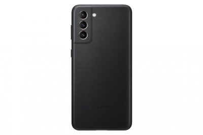 SAMSUNG Coque smartphone EF-VG996LB Coque en cuir S21 Plus Noir