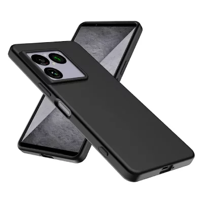 HTDMOBILES Coque Sony Xperia 1 VIII Silicone Gel Fine + Verre Tremp&eacute; Noir