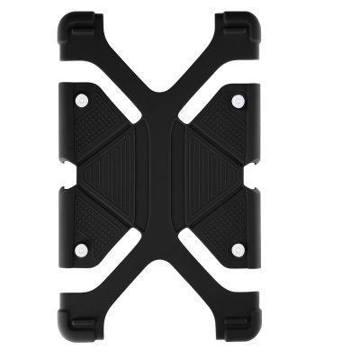 AVIZAR Coque tablette 7.9 &agrave; 9 pouces Universel Bumper Silicone Gel noir Mode Support