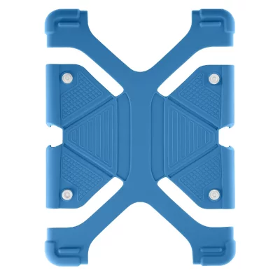 AVIZAR Coque Tablette de 8.9'' &agrave; 12'' Antichoc Fonction support vid&eacute;o et clavier bleu 
