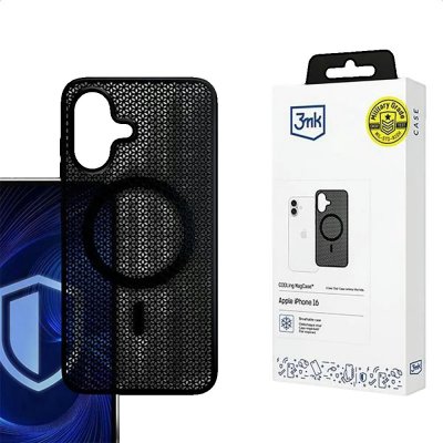 3MK Coque t&eacute;l&eacute;phone - - MagCase - iPhone 16 - Refroidissement - Semi-rigide