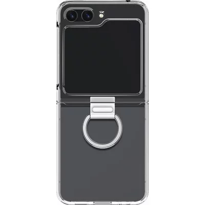 Coque Transparente Officielle Samsung Galaxy avec Anneau pour Z Flip5