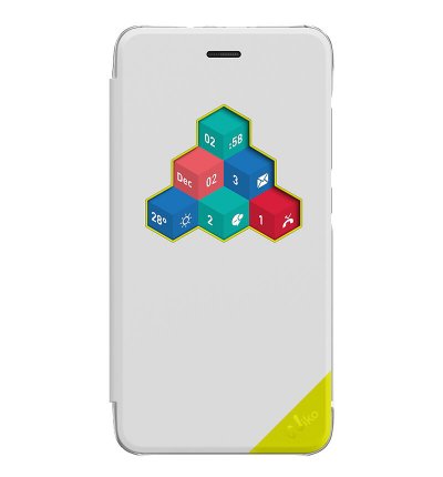 WIKO Coque  WiCube pour Lenny 3 Blanc 