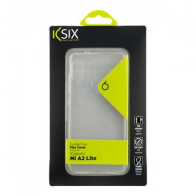 KSIX Coque Xiaomi Mi A2 Lite Ultra Fine en TPU Flex - Transparente