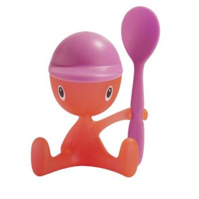 GENERIQUE Coquetier rose en r&eacute;sine Hugo Alessi Rose Alessi