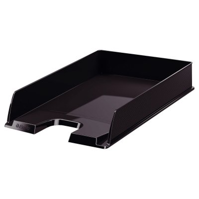 ESSELTE Corbeille &agrave; courrier  Europost - 35 x 6,10 x 25,4 cm - noir
