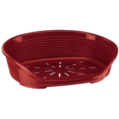 FERPLAST Corbeille Siesta Deluxe en Plastique Bordeaux -  - 4