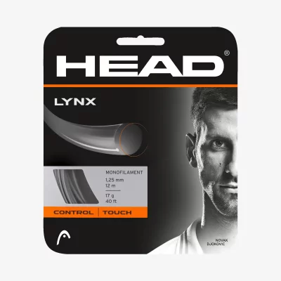 HEAD Cordage de tennis Lynx noir Gris Anthracite fonc&eacute; Taille : Unique