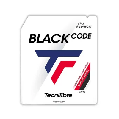 TECNIFIBRE Cordage  Black Code 12m - Couleur:Noir Jauge:128