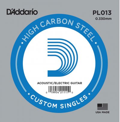DADDARIO Corde au d&eacute;tail D'addario pour guitare &eacute;lectrique - Acier plein 013