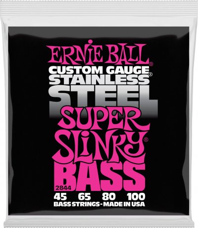 ERNIE BALL Corde Basse Super Slinky Stainless Steel