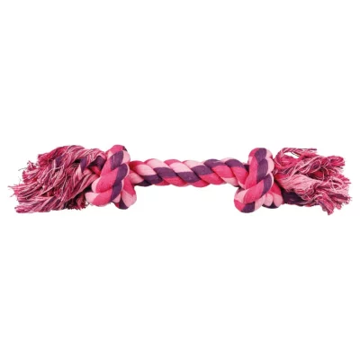 Corde de jeux pour chiens 40 cm couleur al&eacute;atoire.