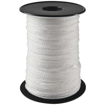 Corderies Tournonaises - Tresse polypropyl&egrave;ne 100m &oslash; 2mm - Blanc