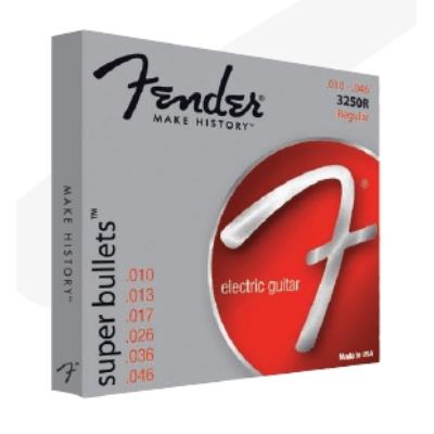 FENDER Cordes  3250R 10 46 BULLETS Cordes guitares &eacute;lectriques