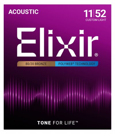 ELIXIR Cordes Guitare Acoustique  11025 - 11/52 1102511/52