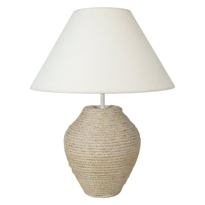 TOSEL Cordes-vase lampe a poser verre 45x45x55 cm 63354 